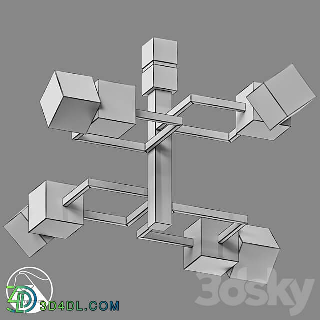 LampsShop.ru PL3056 Chandelier Anchorage Ceiling lamp 3D Models 3DSKY