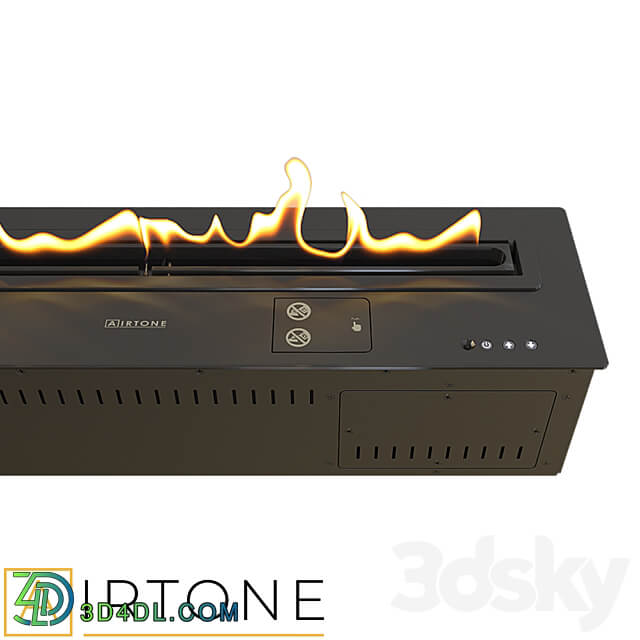 OM Automatic bio fireplace AIRTONE Andalle 2133 series 3D Models 3DSKY