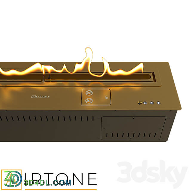 OM Automatic bio fireplace AIRTONE Andalle 2400 series 3D Models 3DSKY