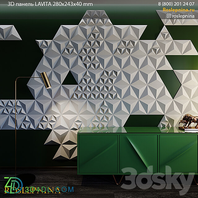 3D panel CALIPSO by RosLepnina 3D Models 3DSKY