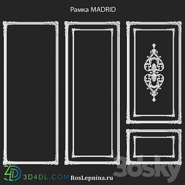 MADRID frame set by RosLepnina 3D Models 3DSKY