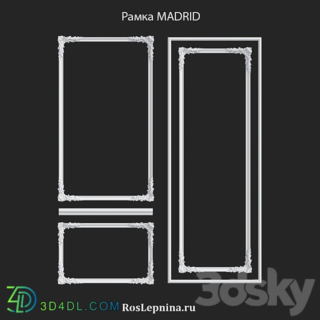 MADRID frame set by RosLepnina 3D Models 3DSKY