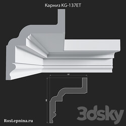 Cornice KG 137ET from RosLepnina 3D Models 3DSKY 