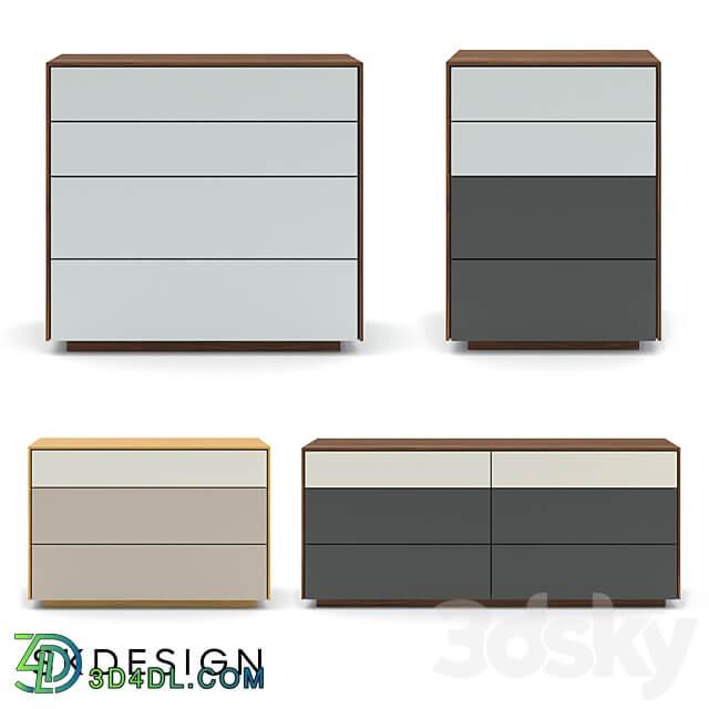 Dante chest of drawers Sideboard Chest of drawer 3D Models 3DSKY
