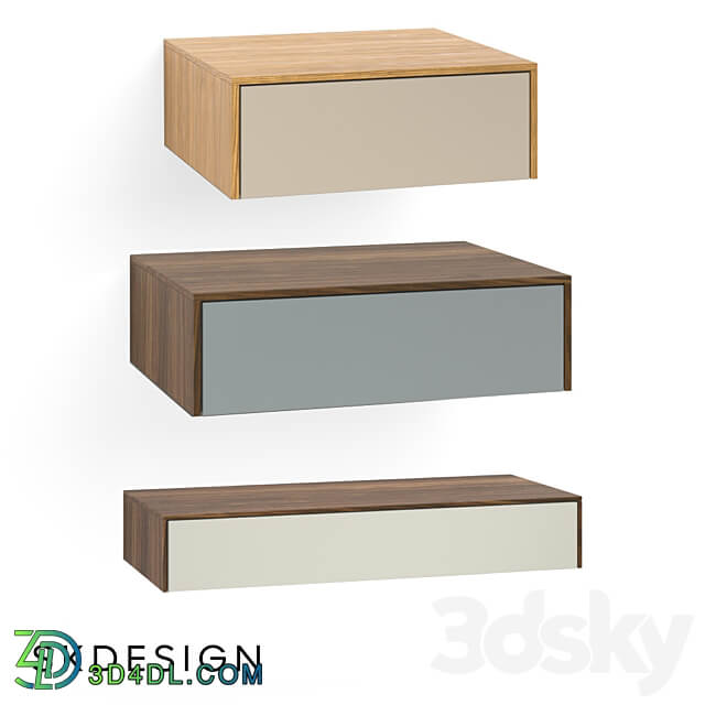Hanging cabinet Dante Sideboard Chest of drawer 3D Models 3DSKY