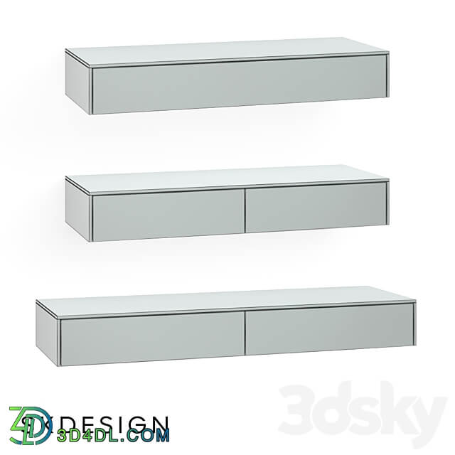 Hanging cabinet Dante Sideboard Chest of drawer 3D Models 3DSKY