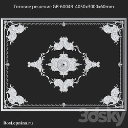 Ceiling composition GR 6004R from RosLepnina 3D Models 3DSKY 
