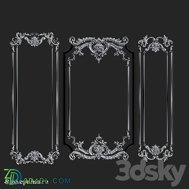 OLIVIA frame set by RosLepnina 3D Models 3DSKY