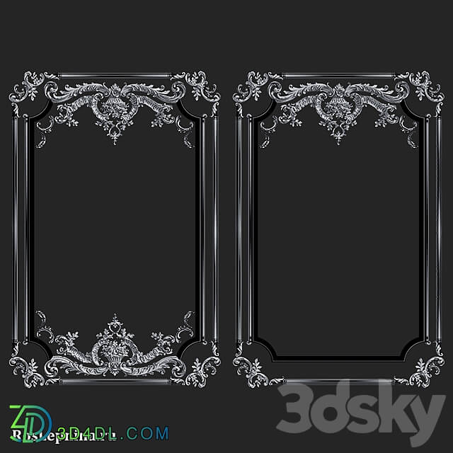 OLIVIA frame set by RosLepnina 3D Models 3DSKY