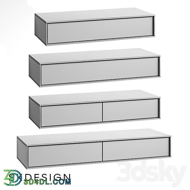 Hanging cabinet Borge Sideboard Chest of drawer 3D Models 3DSKY