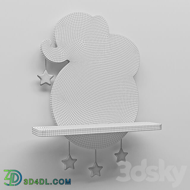 Backlit shelf Mond Elephant Weralav OM Miscellaneous 3D Models