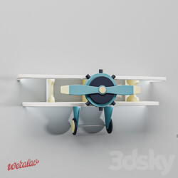 Backlit shelf Biplane Weralav OM Miscellaneous 3D Models 