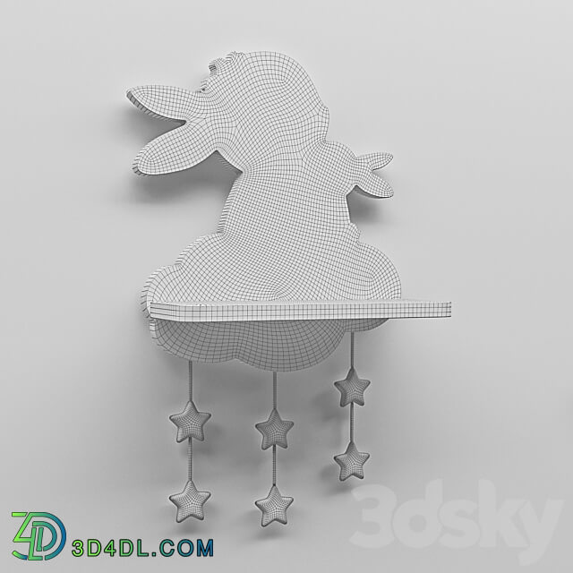 Backlit shelf Bunny Lebre Weralav OM Miscellaneous 3D Models