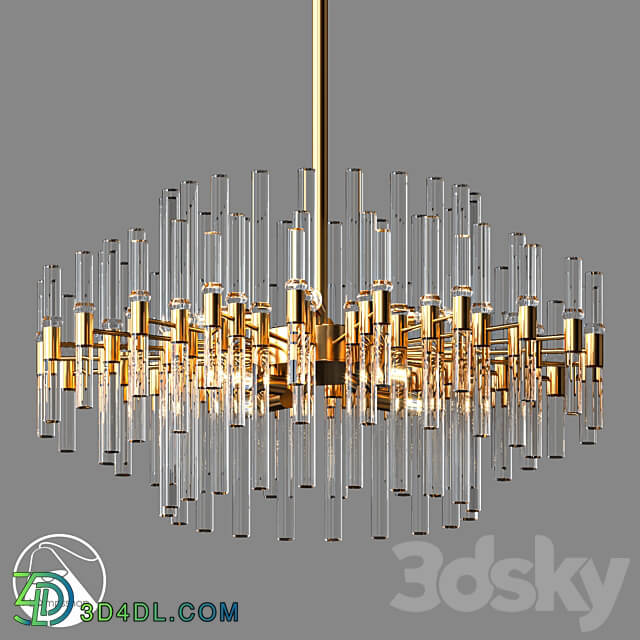 LampsShop.ru L1137 Chandelier Crystalline D Pendant light 3D Models 3DSKY