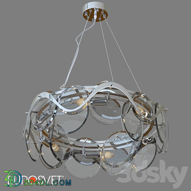 OM Hanging chandelier Smart home Bogates 353 6 and 354 6 Galicia Pendant light 3D Models 3DSKY