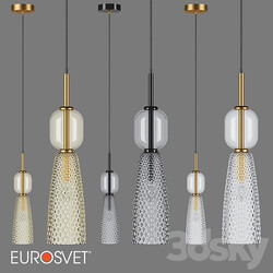 OM Pendant lamp with shade Eurosvet 50211 1 Glossy Pendant light 3D Models 3DSKY 