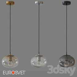 OM Pendant lamp with shade Eurosvet 50212 1 Rock Pendant light 3D Models 3DSKY 