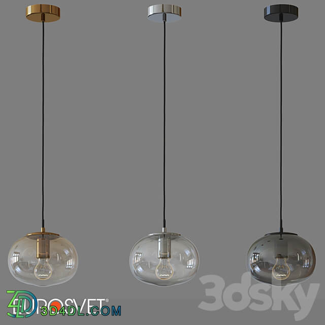 OM Pendant lamp with shade Eurosvet 50212 1 Rock Pendant light 3D Models 3DSKY