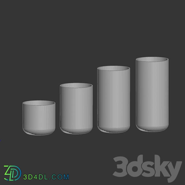 Concretika Collection Planters Topper Color Om 3D Models 3DSKY