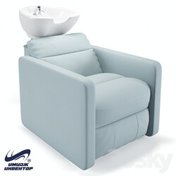 OM Hairdressers wash recliner Soho option 3 3D Models 3DSKY 
