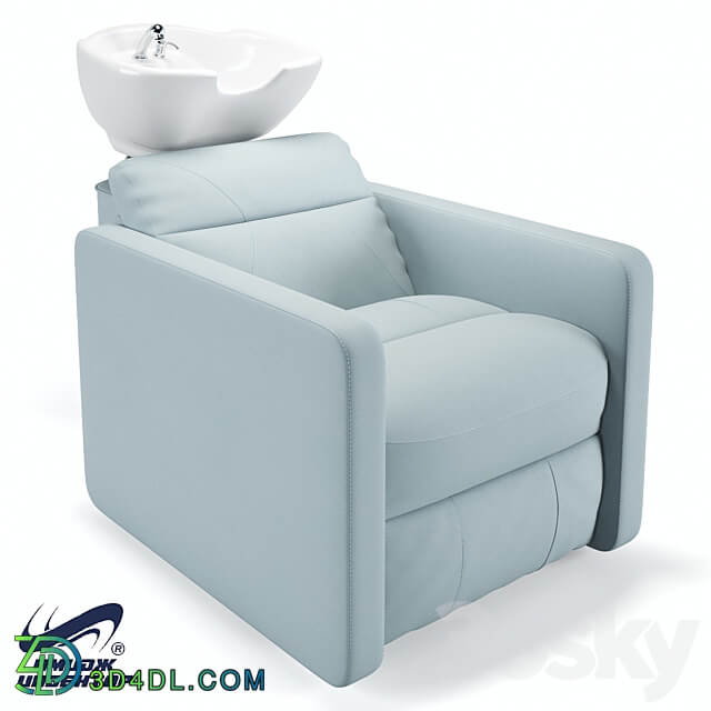 OM Hairdressers wash recliner Soho option 3 3D Models 3DSKY