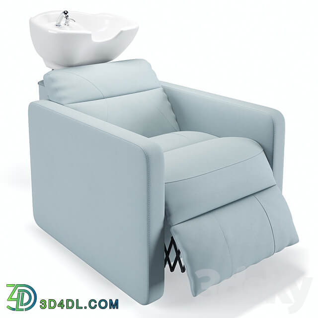 OM Hairdressers wash recliner Soho option 3 3D Models 3DSKY