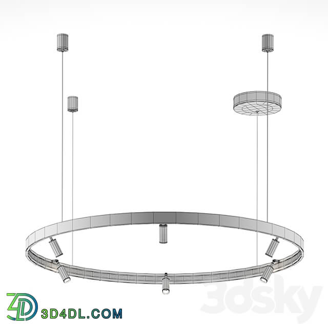 Odeon Light 4317 93L FONDA Pendant light 3D Models 3DSKY