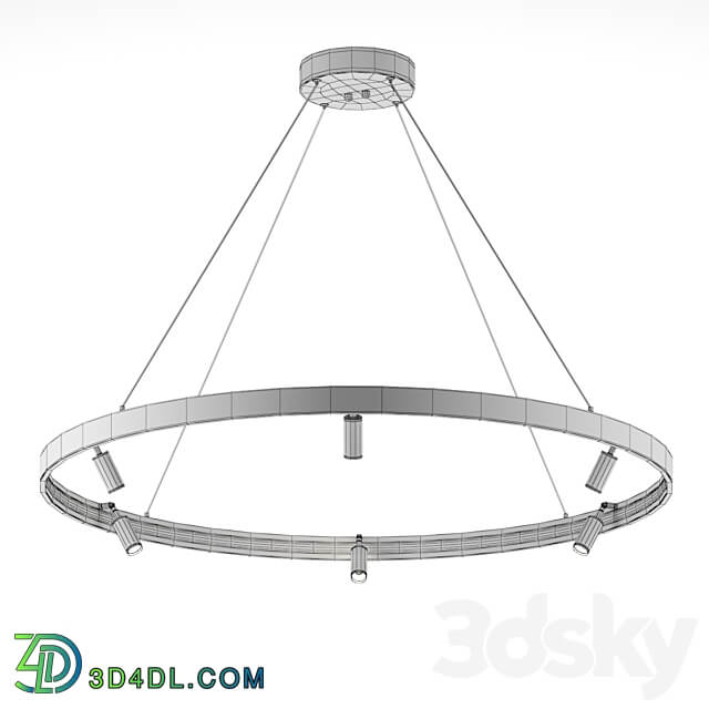 Odeon Light 4317 93L FONDA Pendant light 3D Models 3DSKY