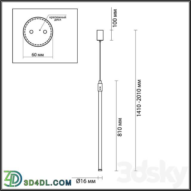 Odeon Light 4335 9LA FILLINI Pendant light 3D Models 3DSKY