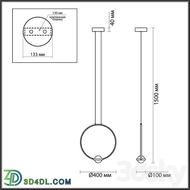 ODEON LIGHT 4337 18L GOTA Pendant light 3D Models 3DSKY