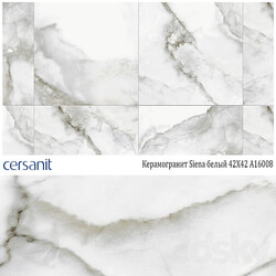 Cersanit White Siena porcelain stoneware 42X42 A16008 3D Models 3DSKY 