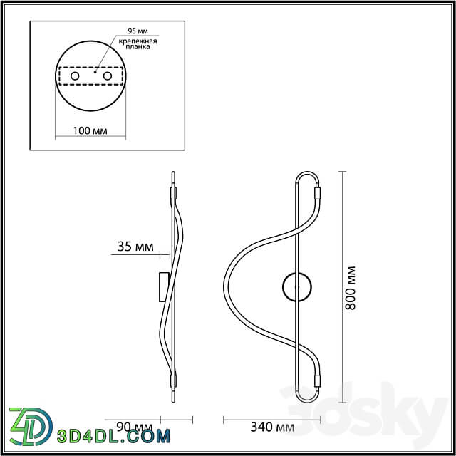 ODEON LIGHT 4303 19WL KEYS 3D Models 3DSKY