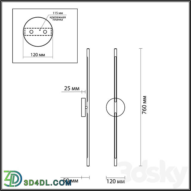 ODEON LIGHT 4323 12WL FUERTE 3D Models 3DSKY