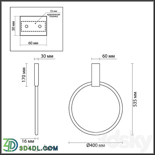 ODEON LIGHT 4319 32CL ANNEL Ceiling lamp 3D Models 3DSKY