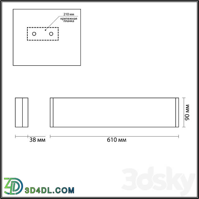 ODEON LIGHT 4293 20WL 4294 20WL 4295 20WL FRAMANT 3D Models 3DSKY