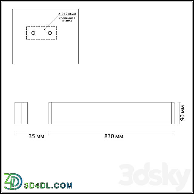 Odeon Light 4293 30WL 4294 30WL 4295 30WL FRAMANT 3D Models 3DSKY