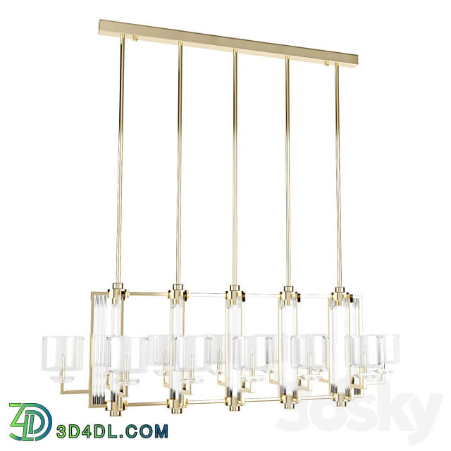 Newport 4408 4S chrome black nickel gold Pendant light 3D Models 3DSKY