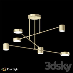 Chandelier Mekli gold 07649 6A 33 OM Pendant light 3D Models 3DSKY 