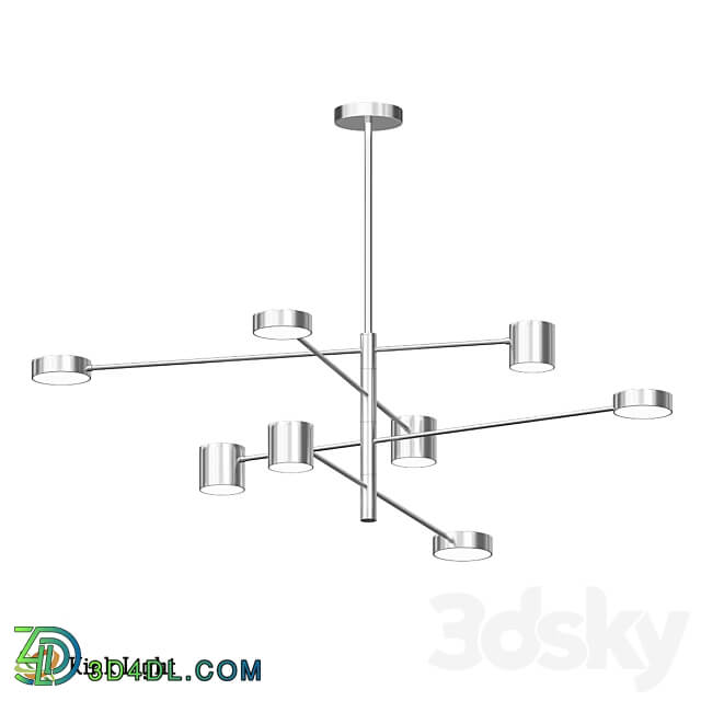 Chandelier Mekli chrome 07650 8.02 OM Pendant light 3D Models 3DSKY