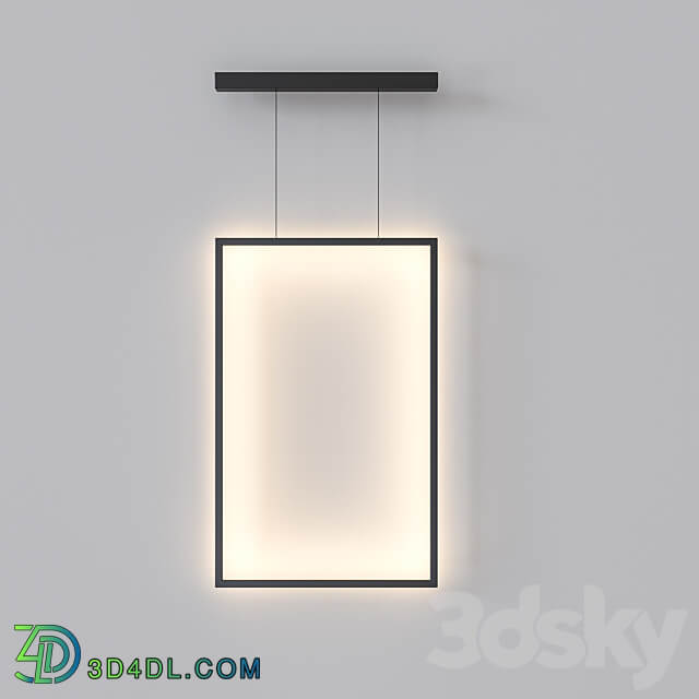 Pendant lamp Novosvet Frame Pendant light 3D Models 3DSKY