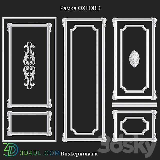 OXFORD frame set by RosLepnina 3D Models 3DSKY
