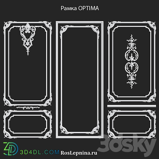 OPTIMA frame set by RosLepnina 3D Models 3DSKY