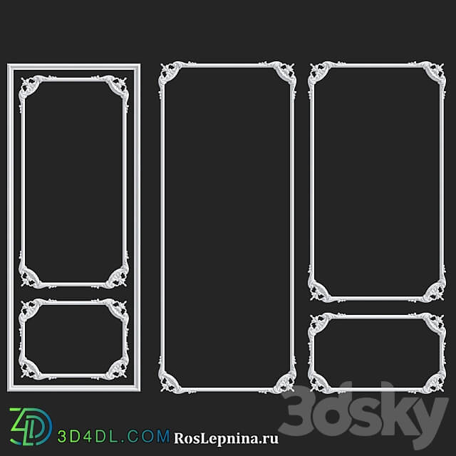 OPTIMA frame set by RosLepnina 3D Models 3DSKY