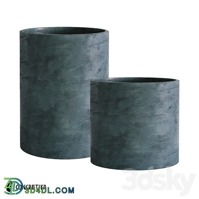 Concretika Collection Cylinder midnight Om 3D Models 3DSKY