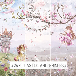 Creativille Wallpapers 2420 Castle and Princess 3D Models 3DSKY 