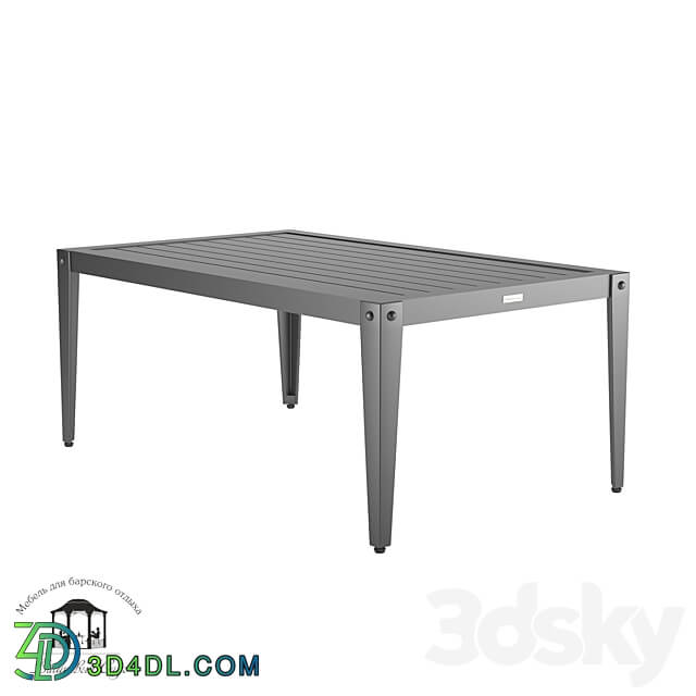 Leon rectangular coffee table OM 3D Models 3DSKY
