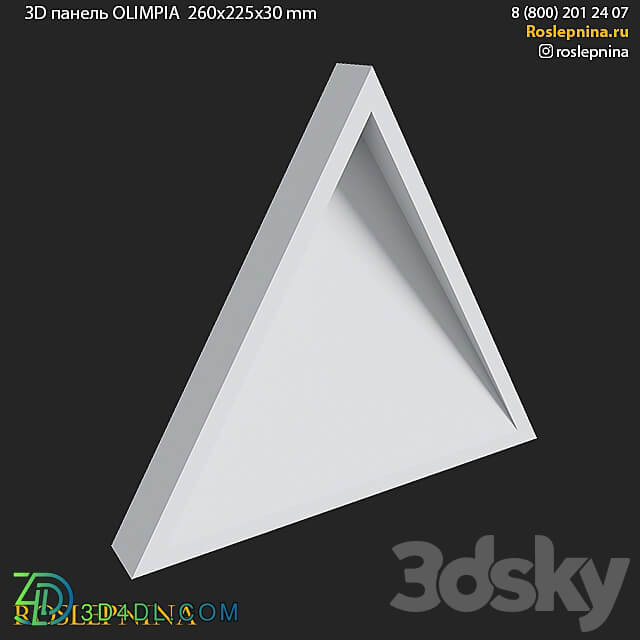 3D OLIMPIA panel by RosLepnina 3D Models 3DSKY