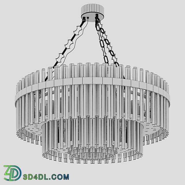 Pendant chandelier Patrizia Volpato Riflessi 7200 S100 Pendant light 3D Models 3DSKY