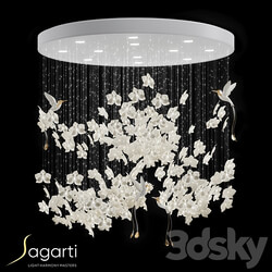 OM Sagarti Ellea chandelier art. EL.S.110.120 Pendant light 3D Models 3DSKY 