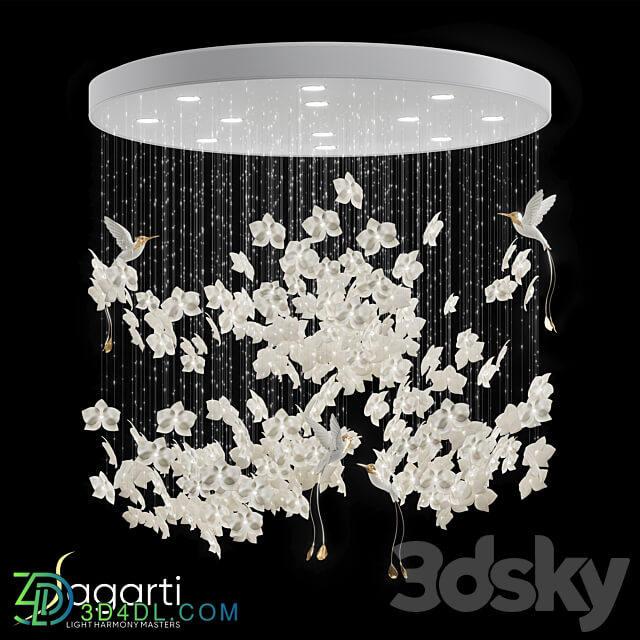 OM Sagarti Ellea chandelier art. EL.S.110.120 Pendant light 3D Models 3DSKY